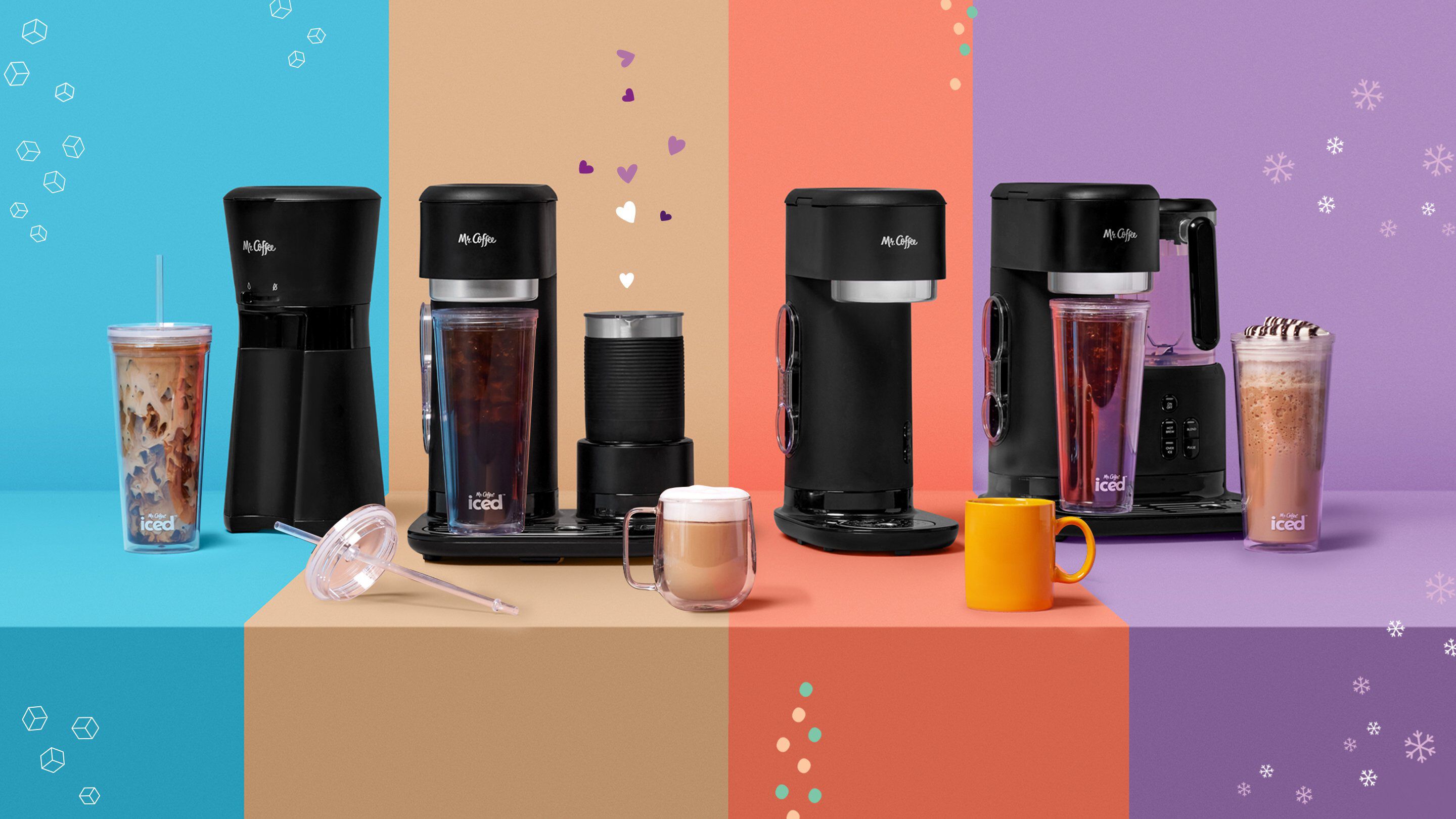 Hot and iced coffee maker outlet